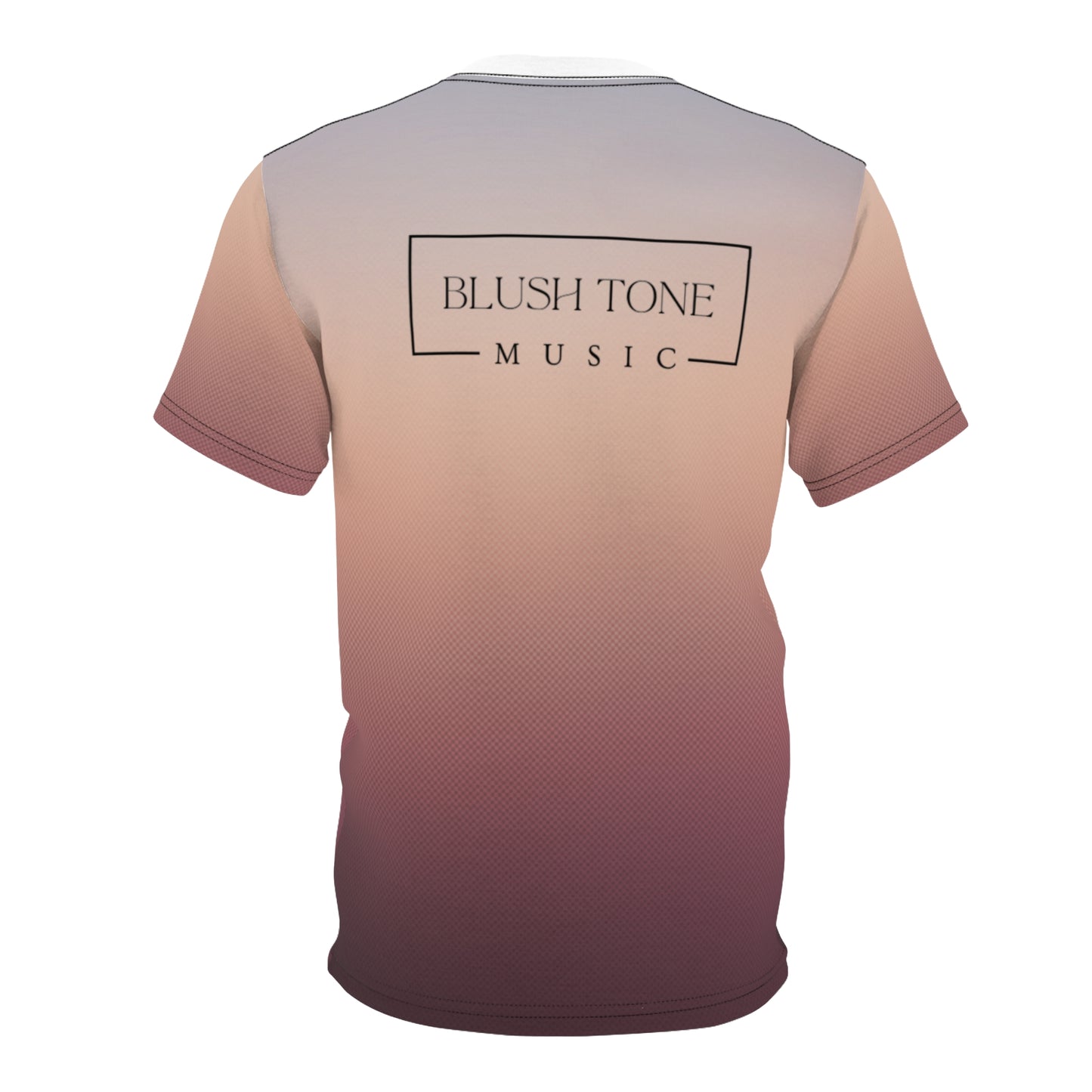 Blush Tone Unisex Cut & Sew Tee - Stylish Gradient Design for Casual Outings