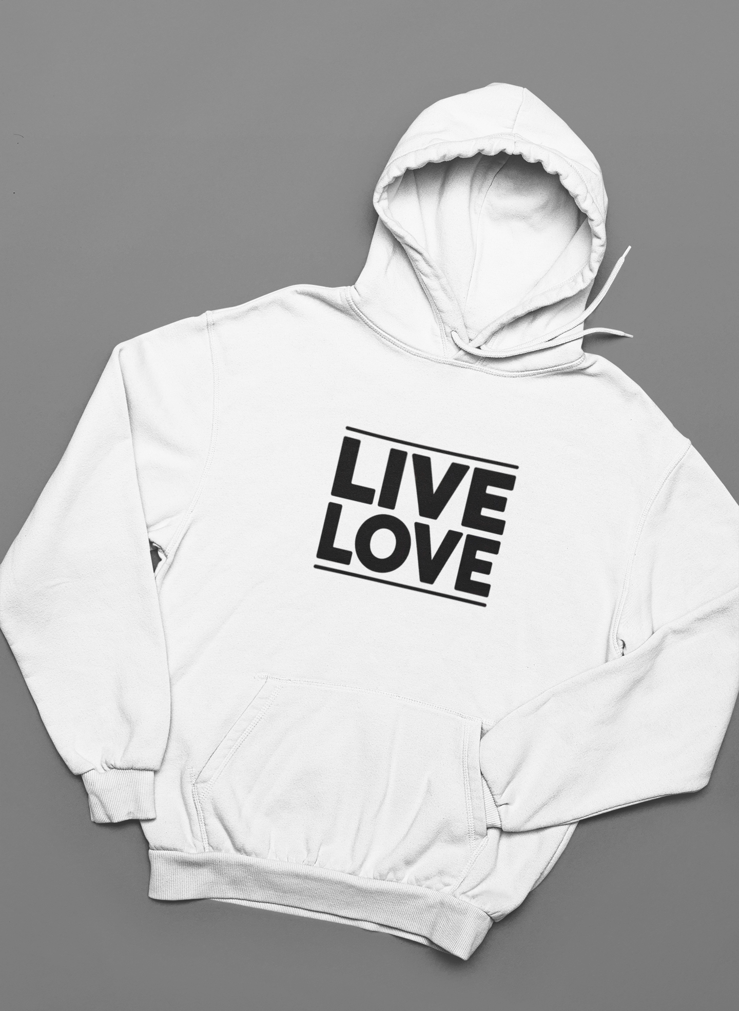 Live Love Hoodies - Block Style