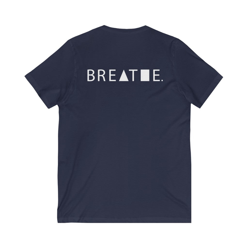 Unisex Jersey Short Sleeve V-Neck Tee