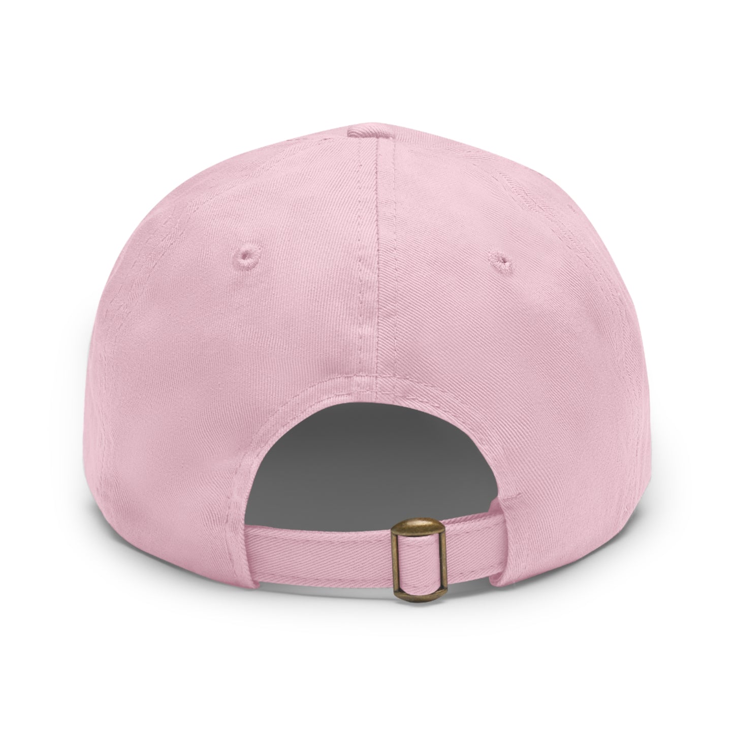 Dad Hat with Leather Patch (Rectangle)