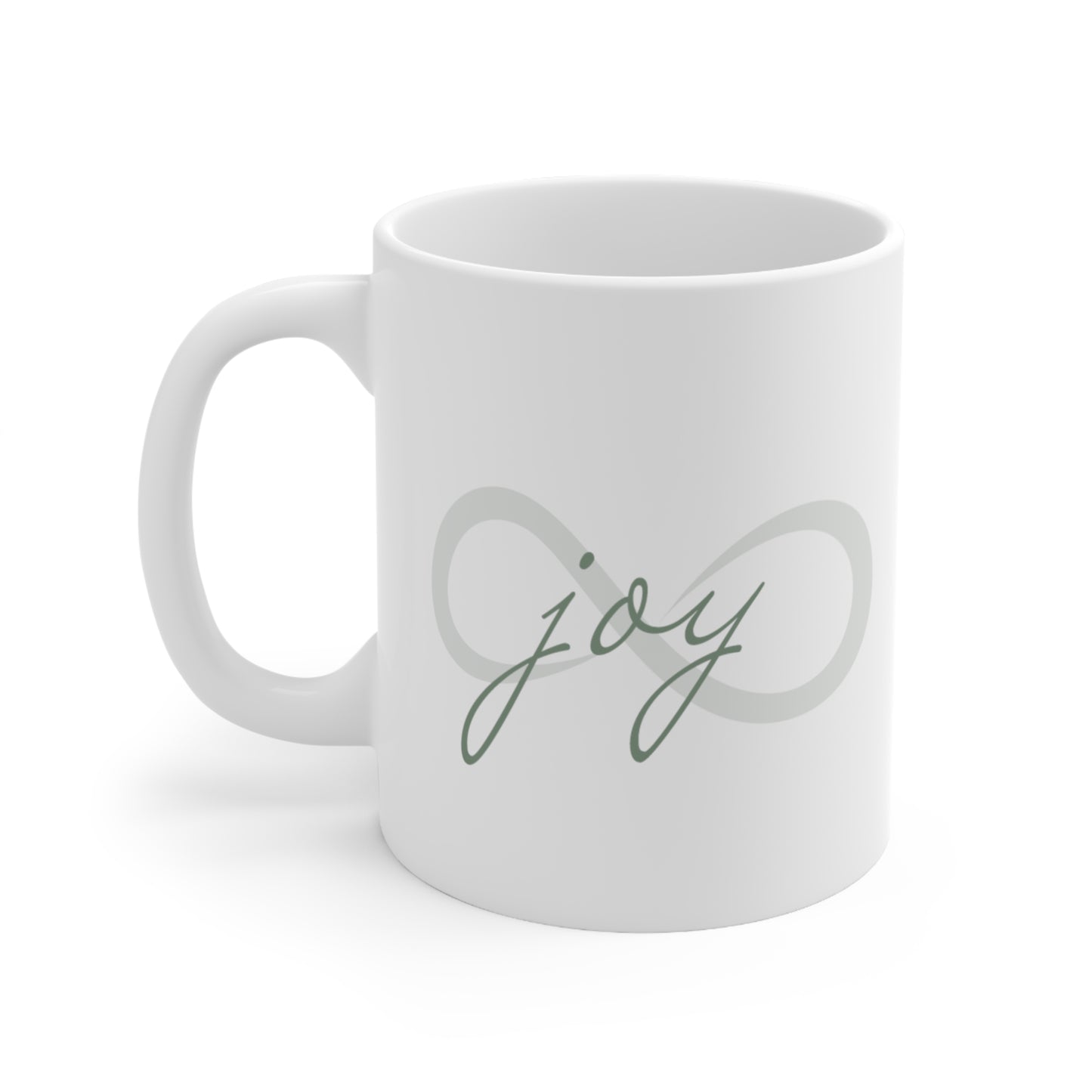 White Ceramic Mug, 11oz