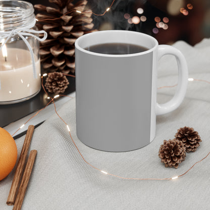 White Ceramic Mug, 11oz