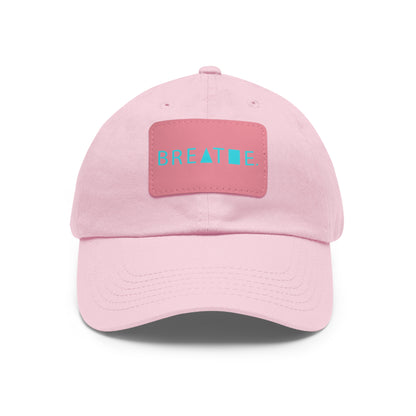 Dad Hat with Leather Patch (Rectangle)