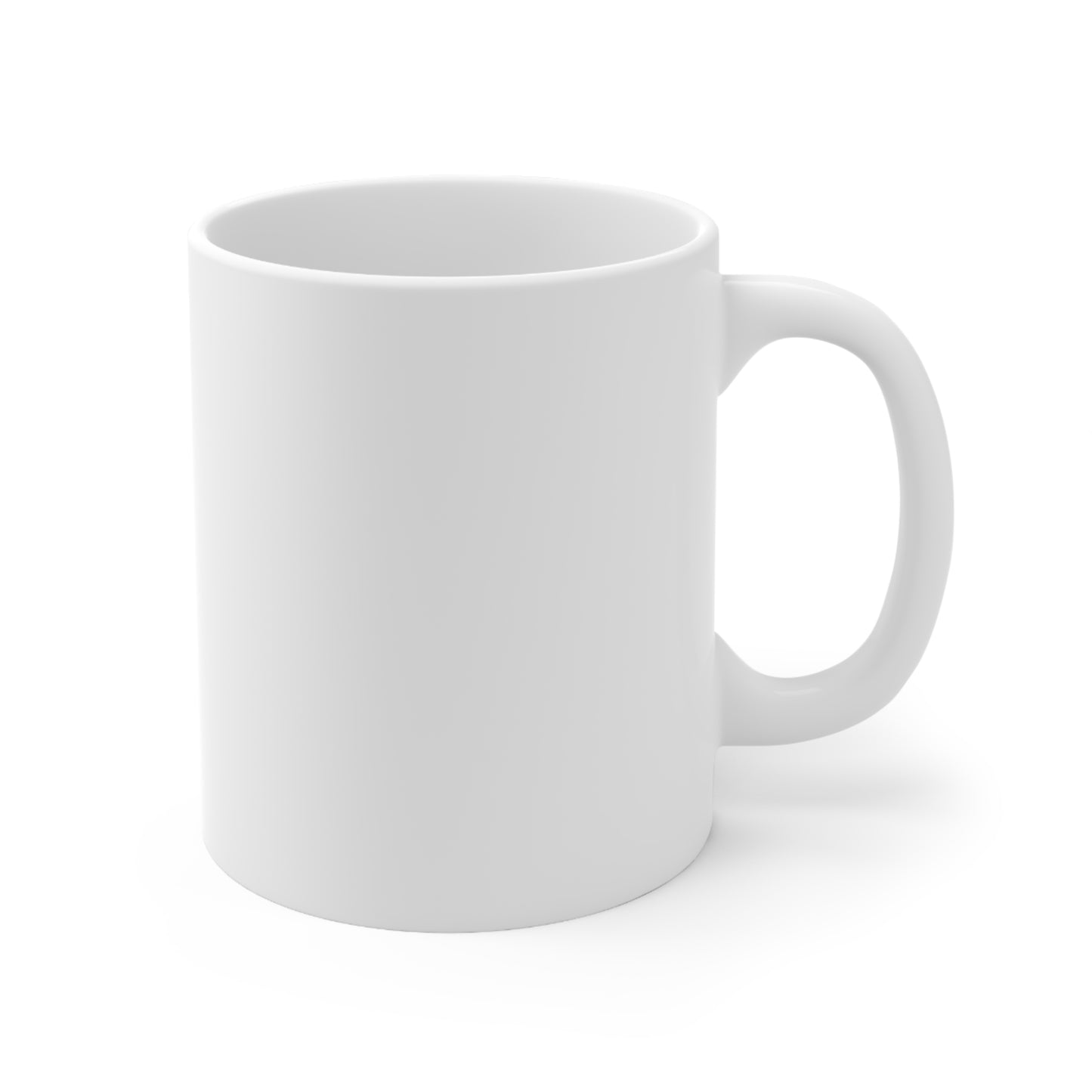 White Ceramic Mug, 11oz