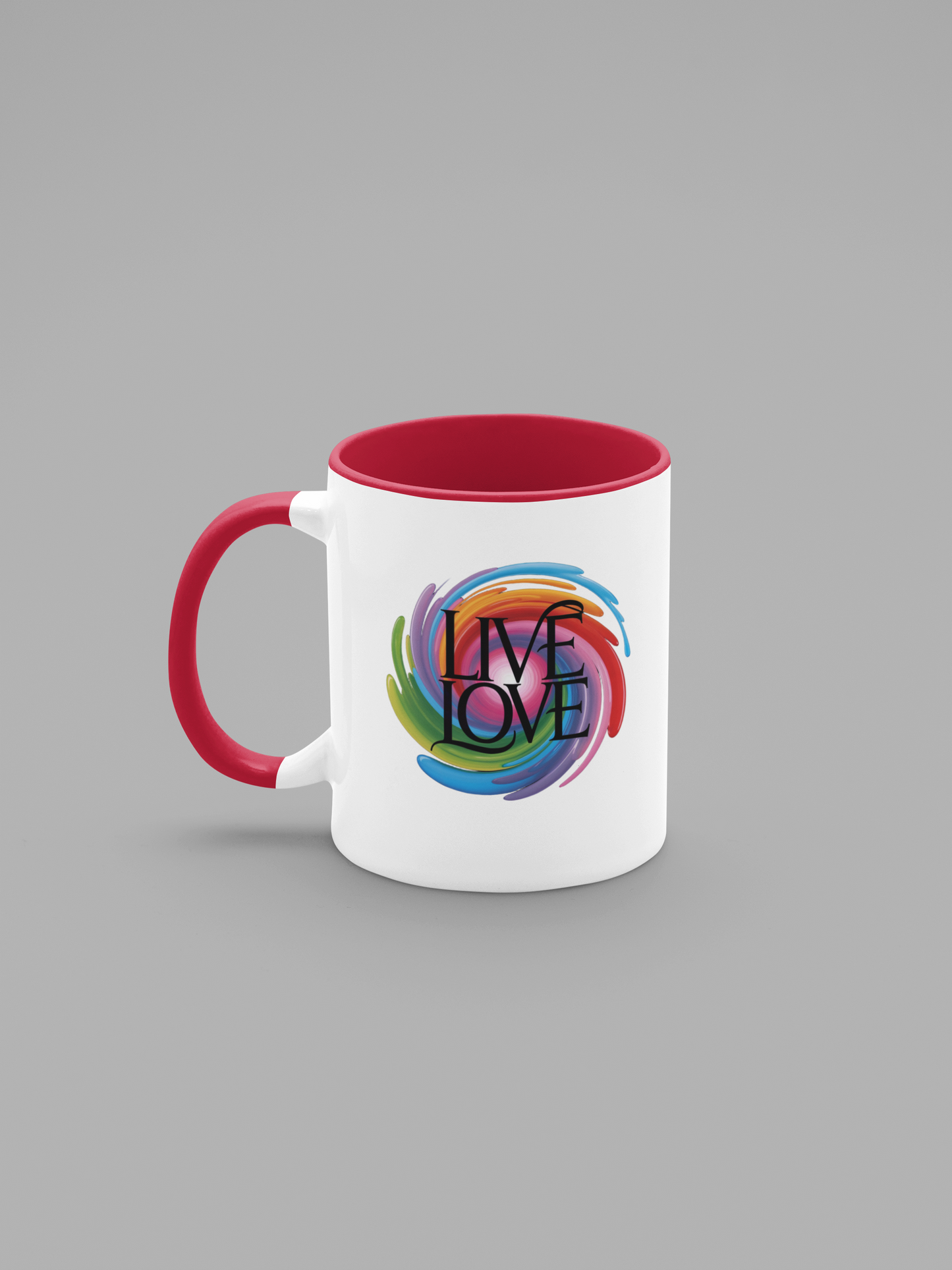 Live Love Mugs - Color Burst