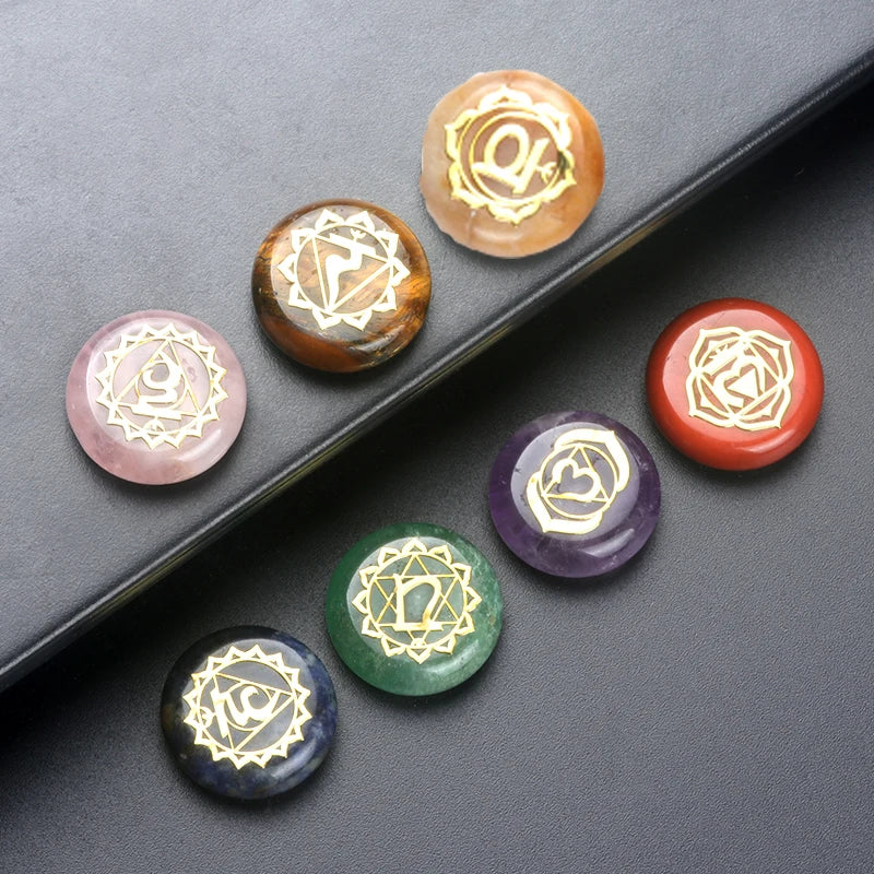 7-Piece Chakra Healing Stones Set