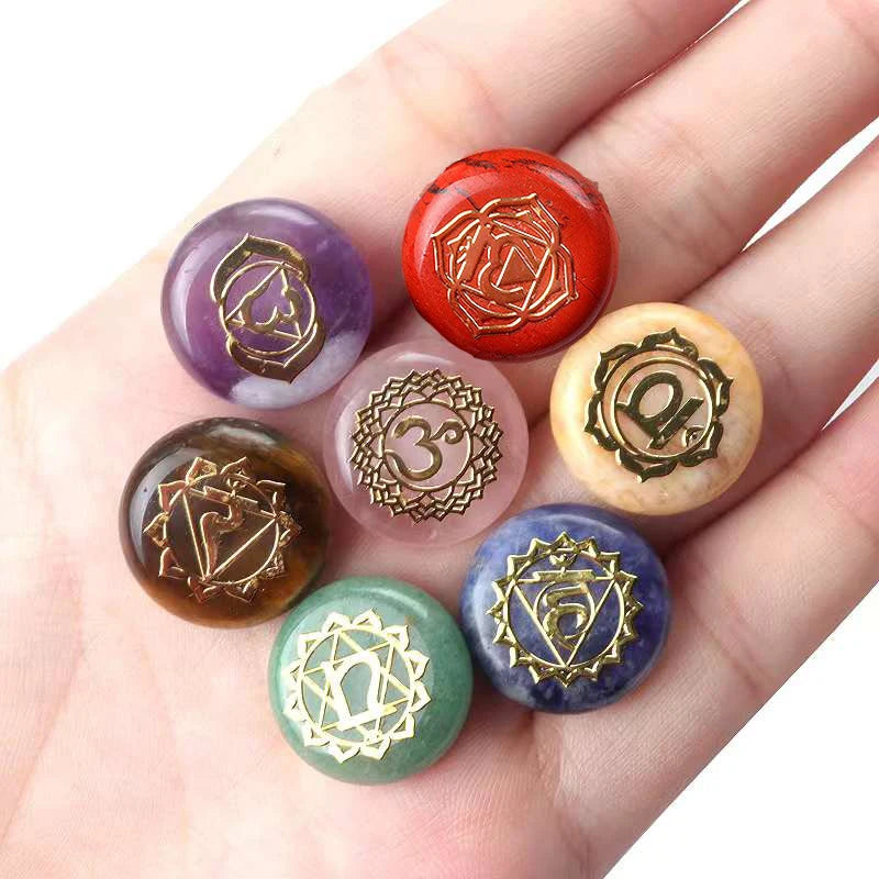 7-Piece Chakra Healing Stones Set