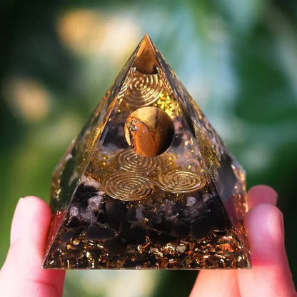 Orgone Pyramid Energy Generator Crystals Stone