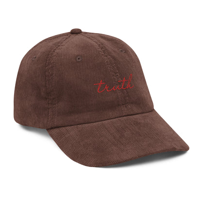 Vintage corduroy cap
