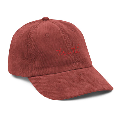 Vintage corduroy cap