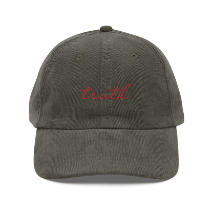 Vintage corduroy cap